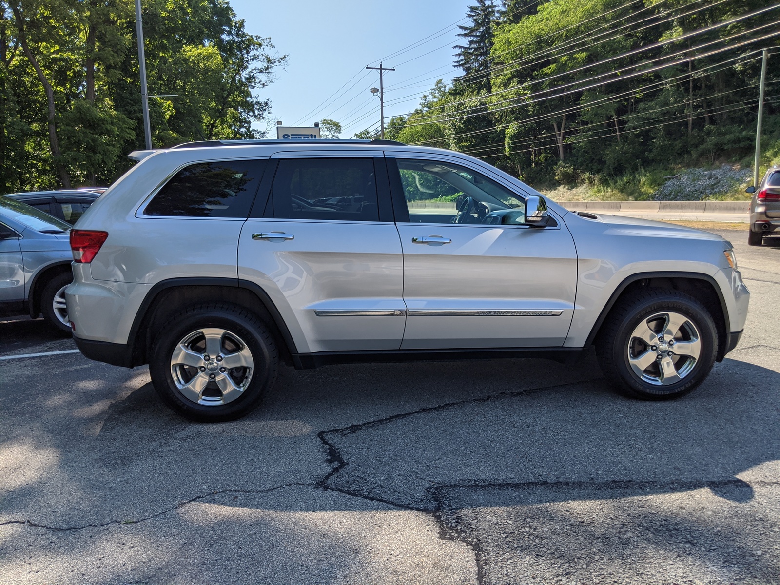 Pre-Owned 2012 Jeep Grand Cherokee Limited in Bright Silver Metallic ...