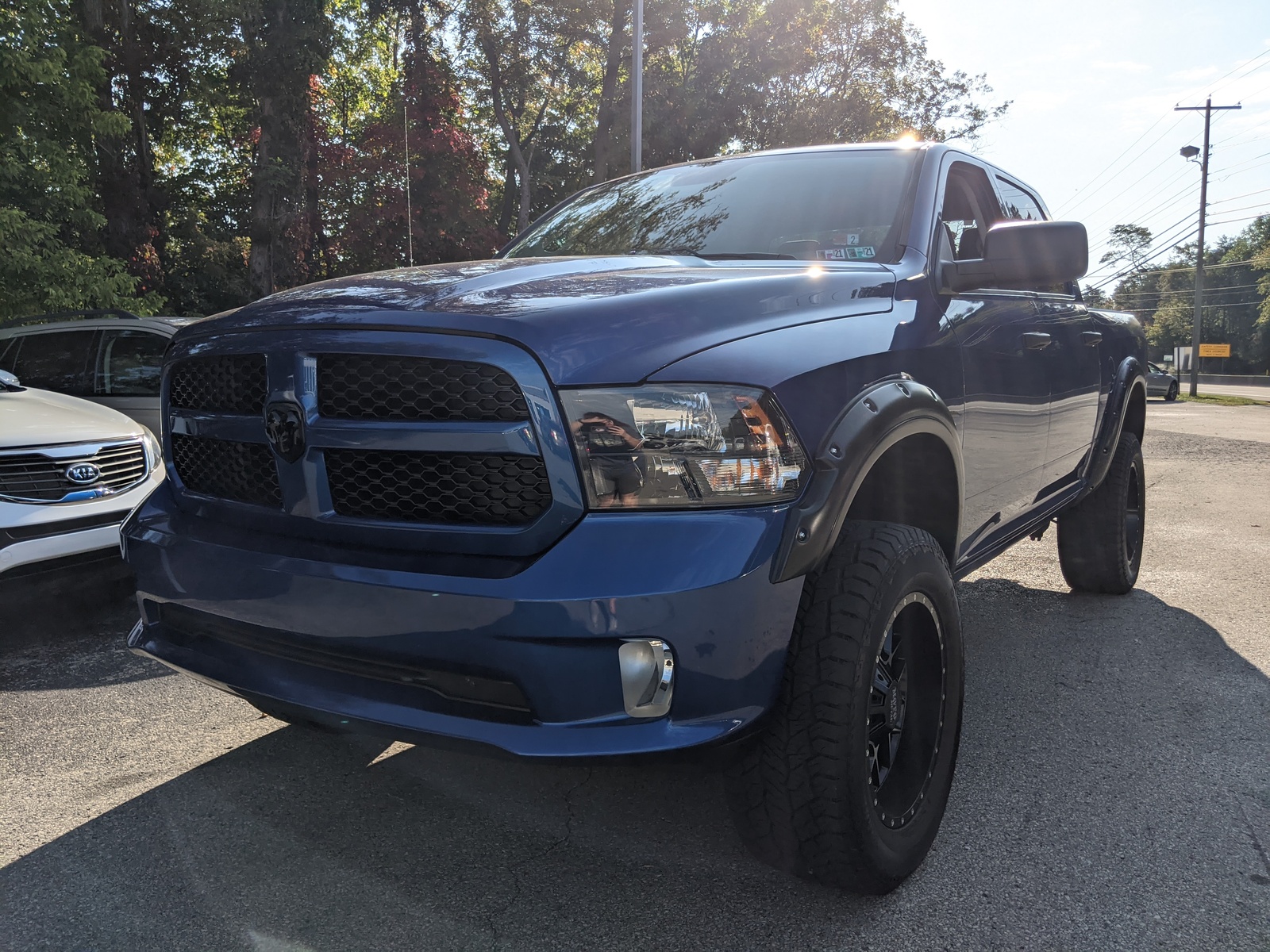 Pre-Owned 2018 Ram 1500 Express in Blue Streak Pearlcoat | Greensburg ...