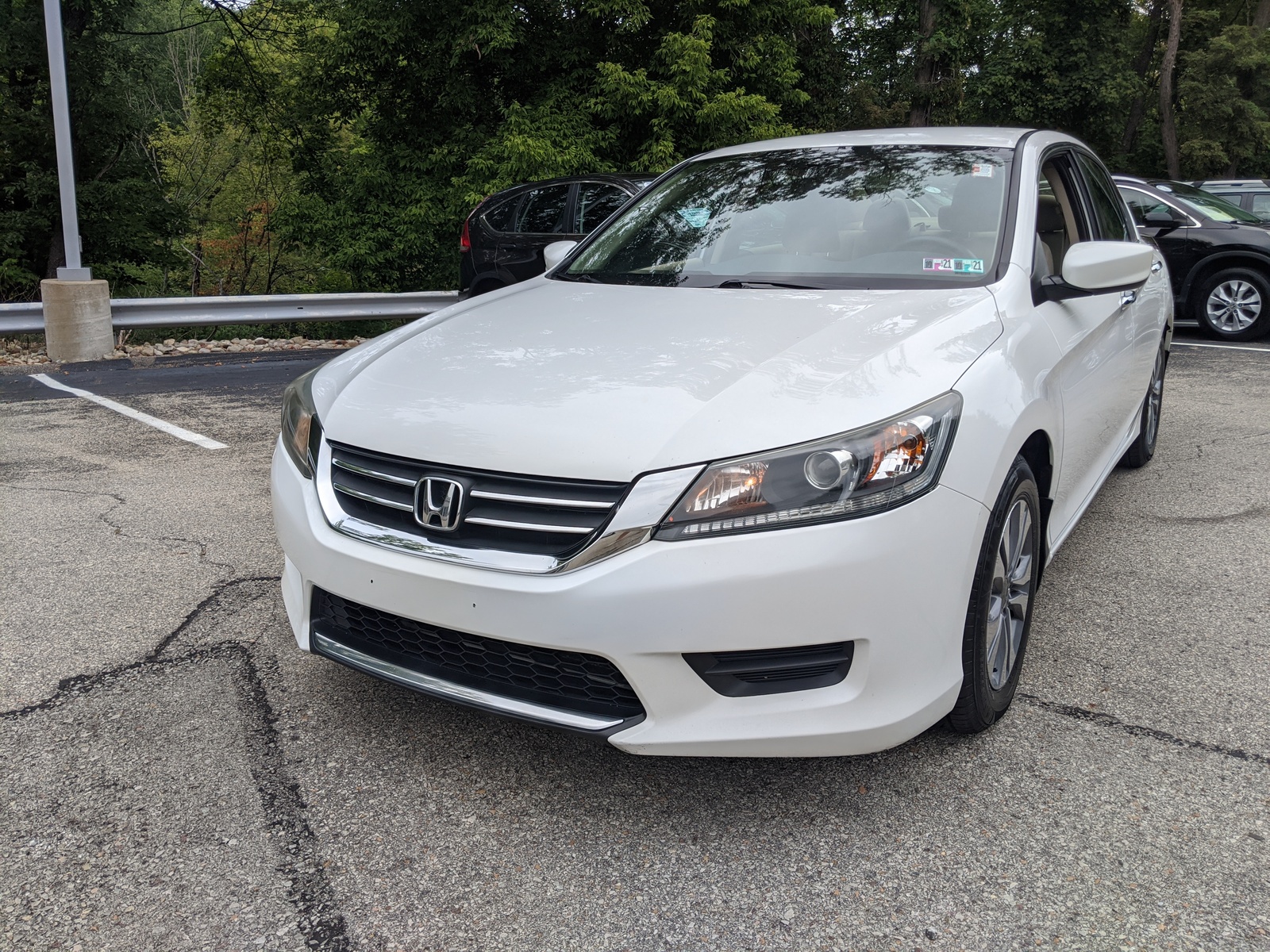 Pre-Owned 2015 Honda Accord LX in White Orchid Pearl | Greensburg | # ...