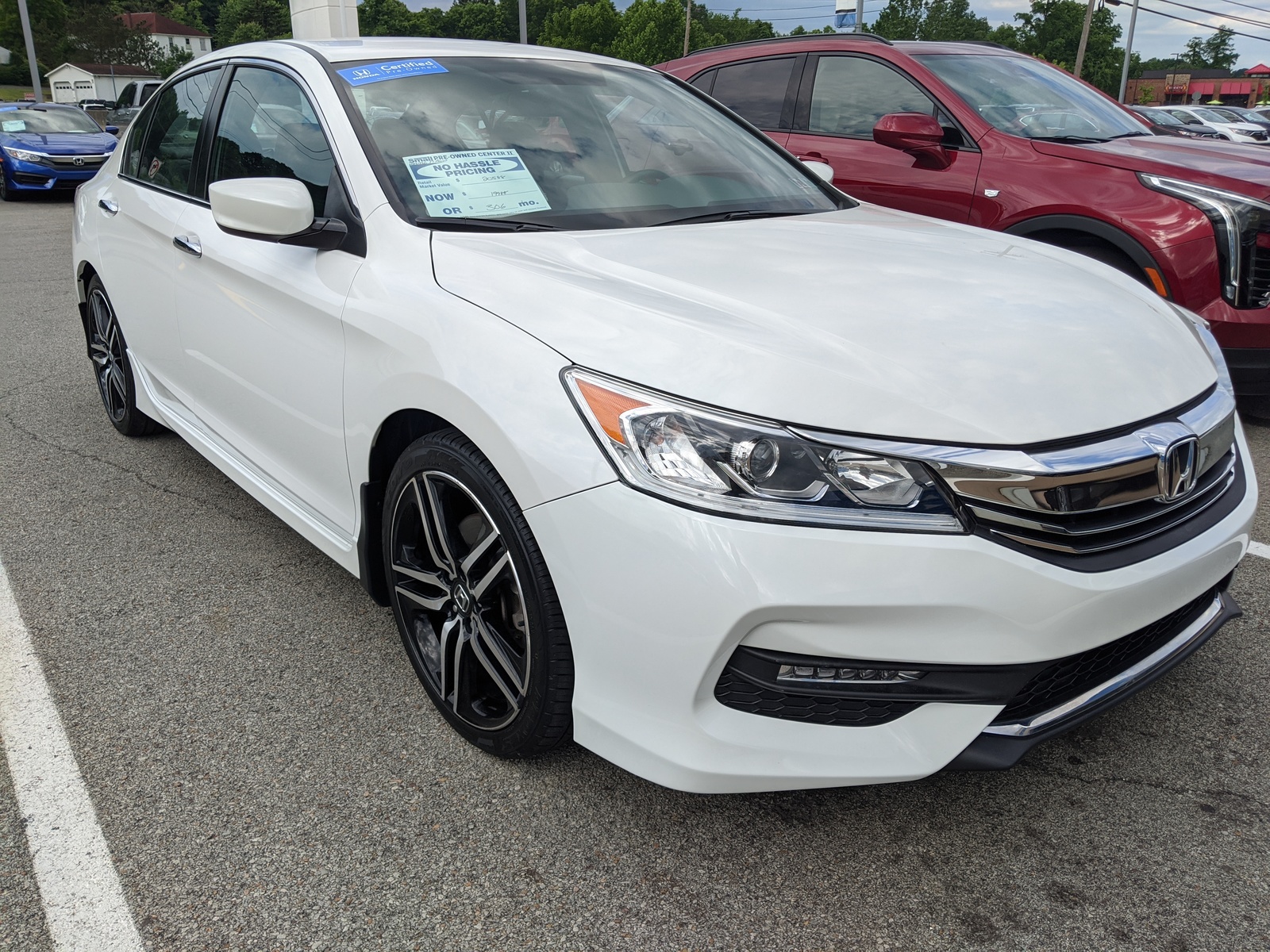 Certified Pre-Owned 2017 Honda Accord Sedan Sport in White ...