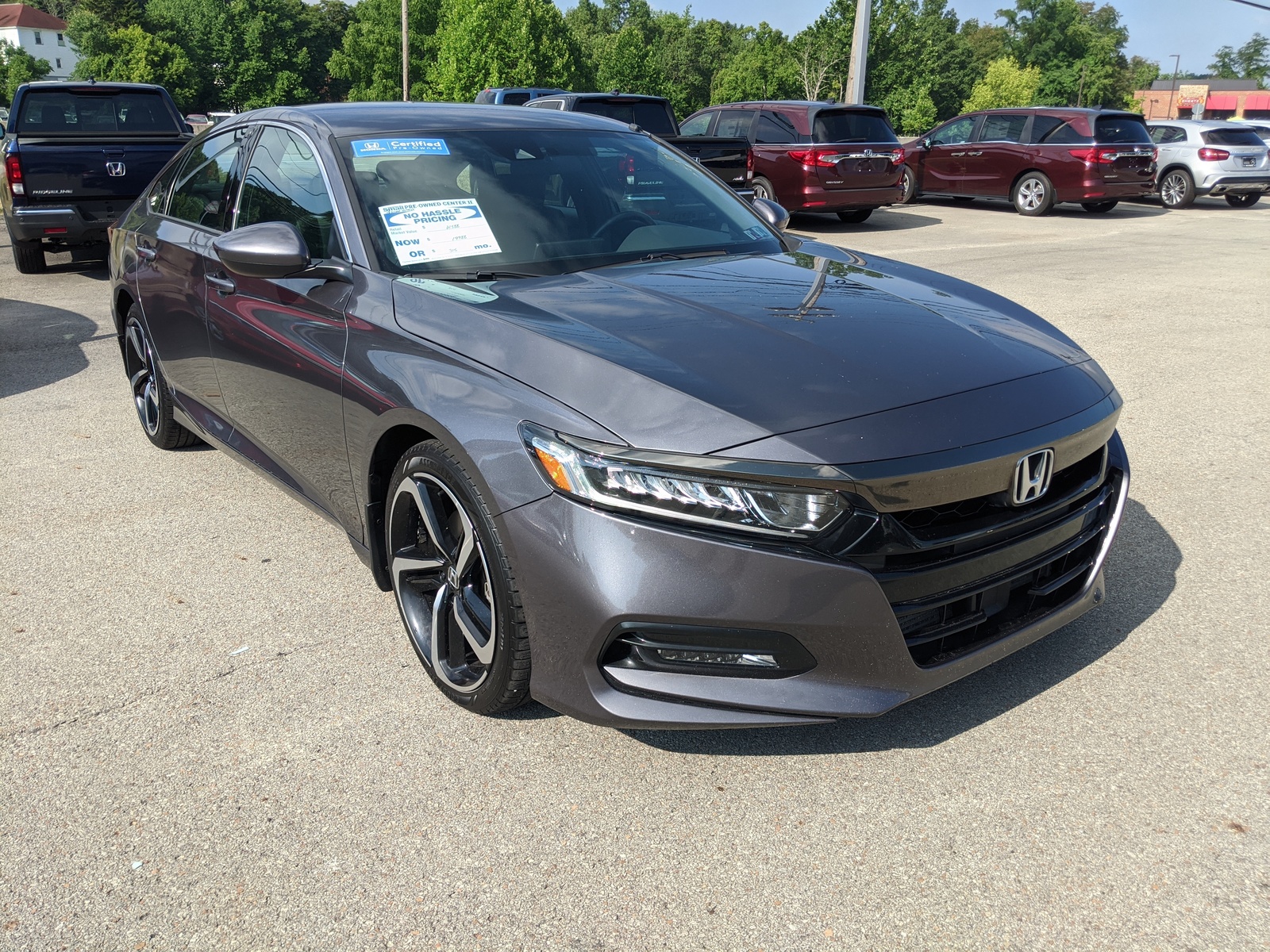 Certified Pre-Owned 2018 Honda Accord Sedan Sport 1.5T in Modern Steel ...