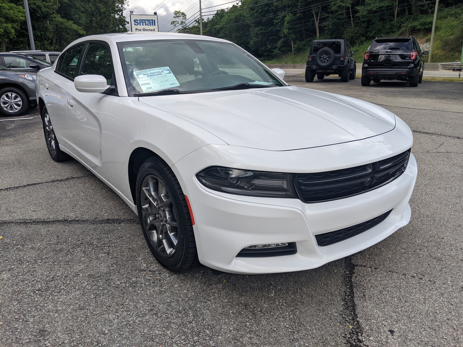 Pre-Owned 2017 Dodge Charger SXT in White Knuckle Clearcoat ...