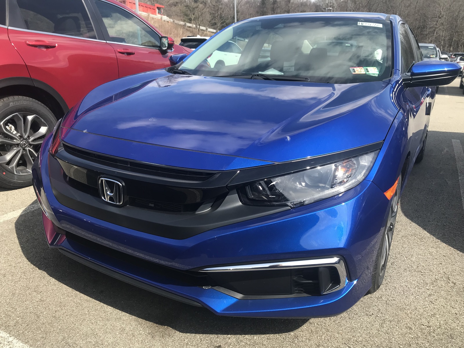 New 2020 Honda Civic Sedan LX in Aegean Blue Metallic | Greensburg | # ...