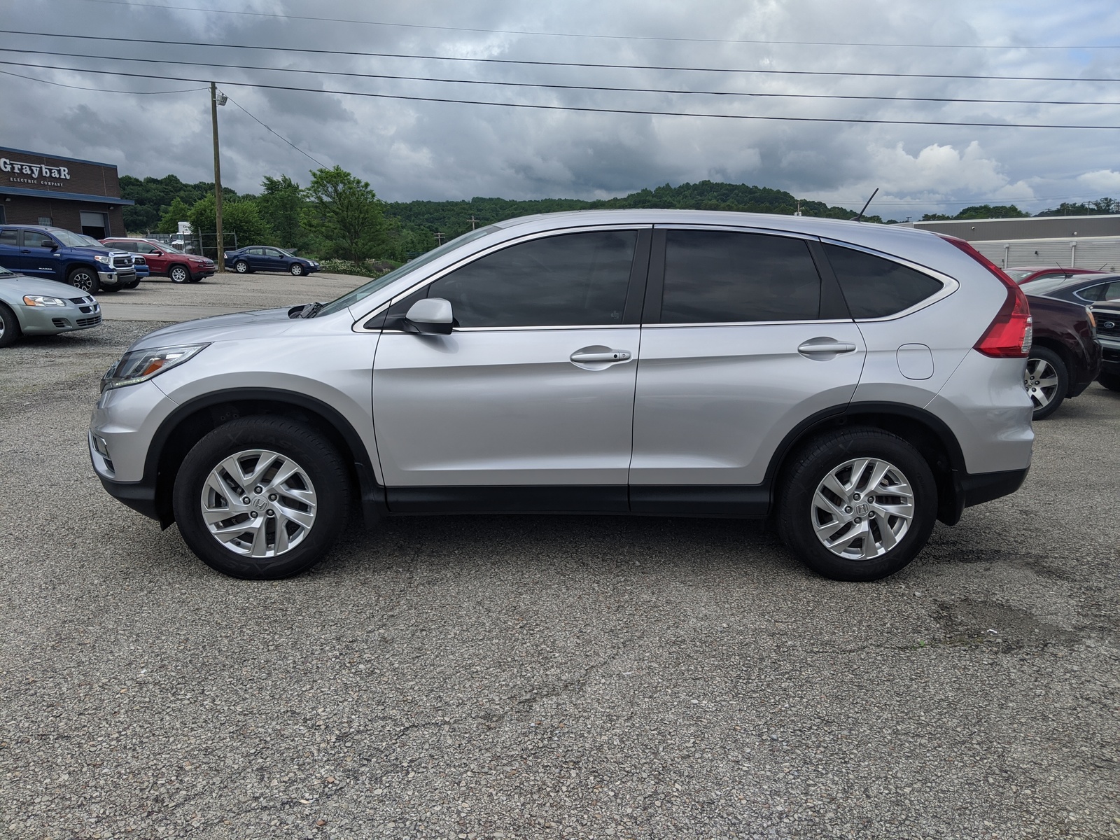 Pre Owned 2016 Honda Cr V Ex In Alabaster Silver Metallic Greensburg G02416a