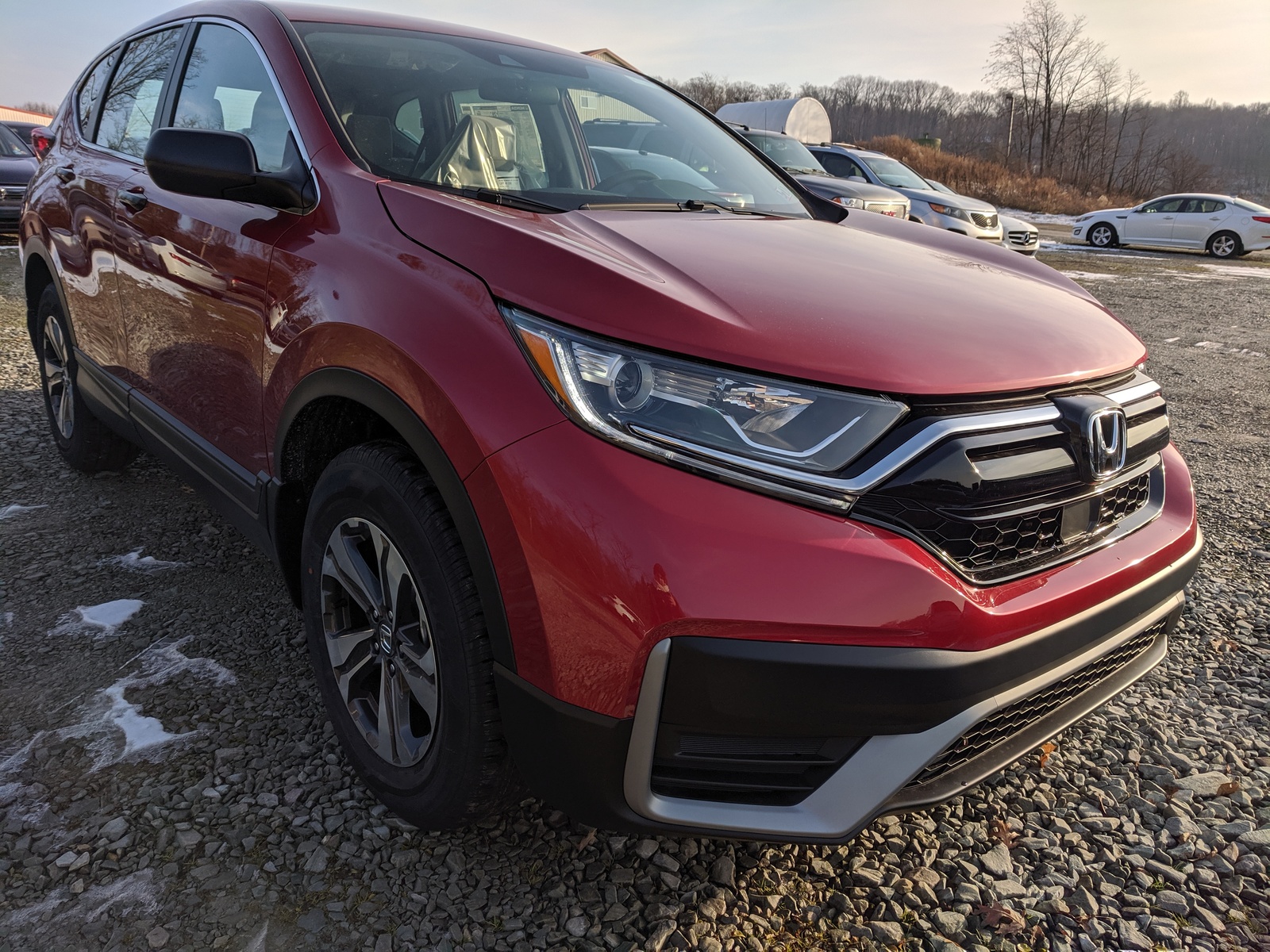 New 2020 Honda CRV LX in Radiant Red Metallic Greensburg H07433