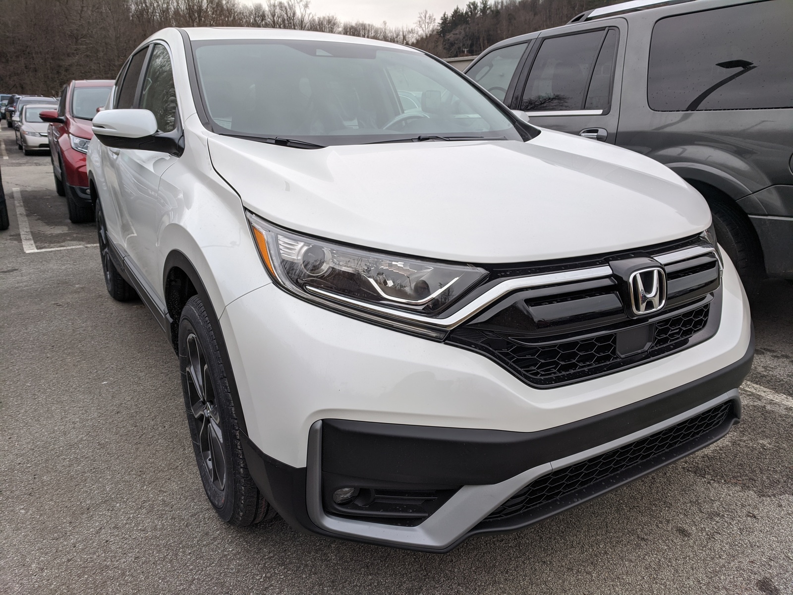 New 2020 Honda Cr-v Ex-l In Platinum White Pearl 