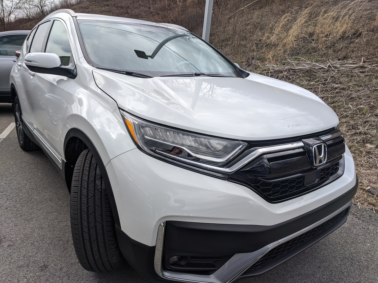 New 2020 Honda CR-V Touring in Platinum White Pearl | Greensburg | #H07911