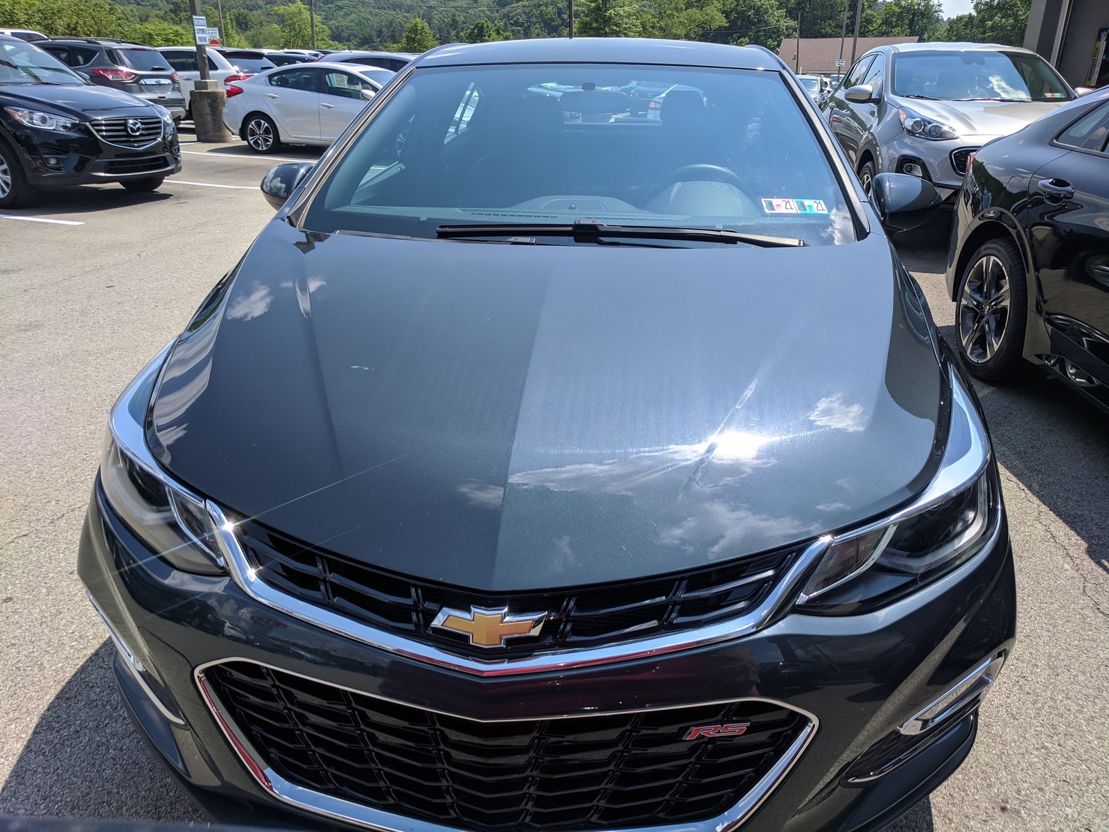 Pre-Owned 2017 Chevrolet Cruze LT in Graphite Metallic | Greensburg | # ...