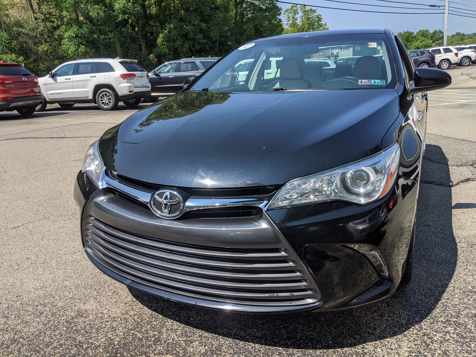 Pre-Owned 2015 Toyota Camry XLE in Attitude Black | Greensburg | #F03288X