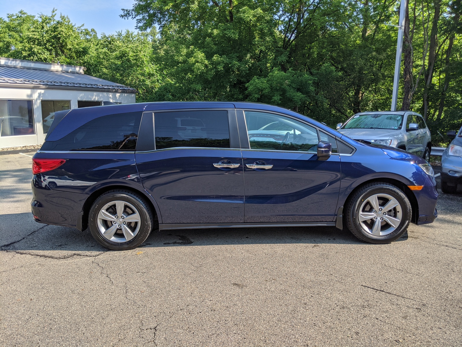 Pre Owned 2018 Honda Odyssey Ex L In Obsidian Blue Pearl Greensburg