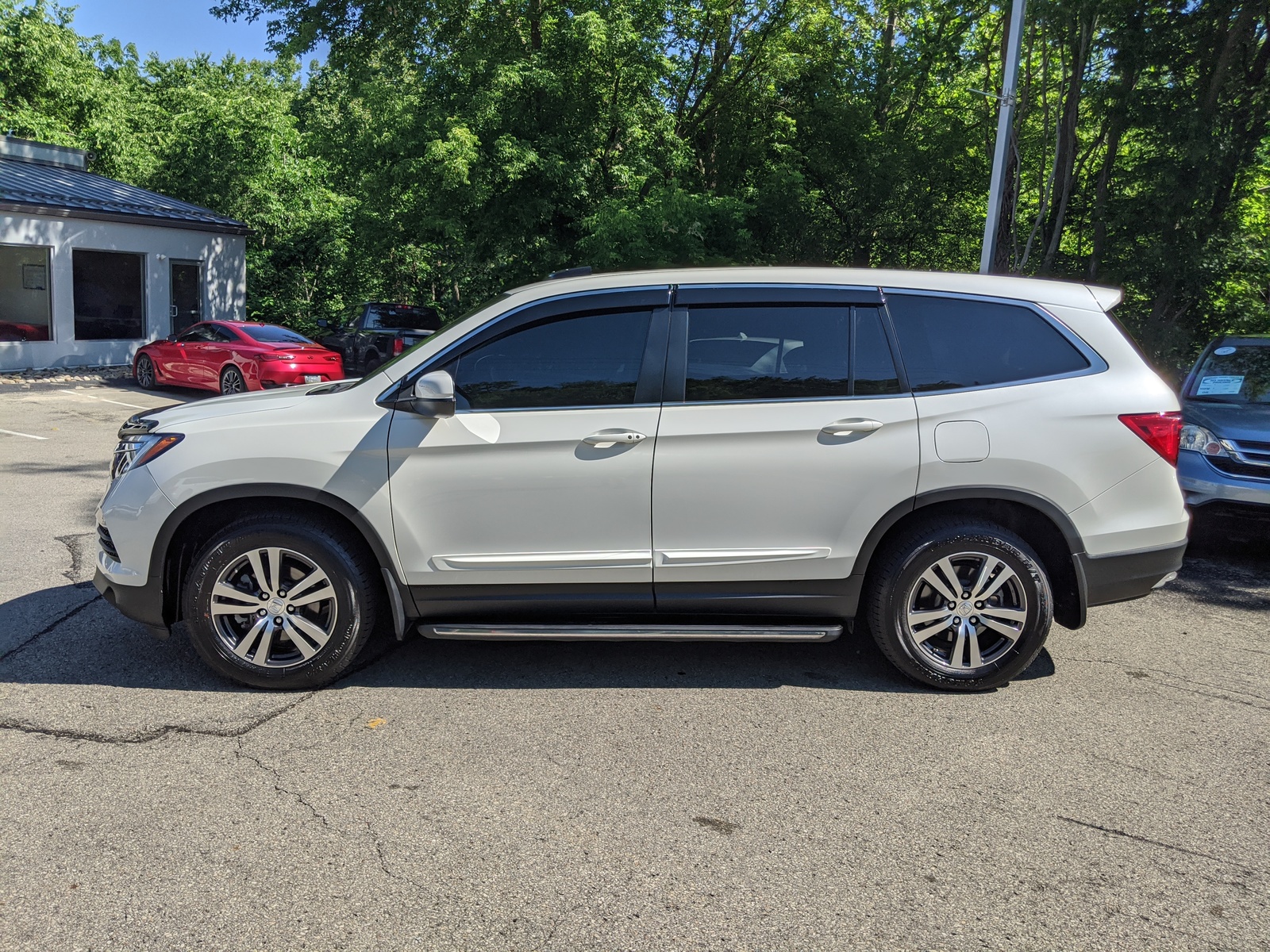 Certified Pre-Owned 2017 Honda Pilot EX-L in White Diamond Pearl ...