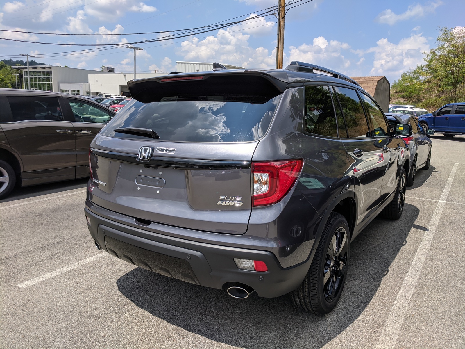 New 2020 Honda Passport Elite in Modern Steel Metallic ...