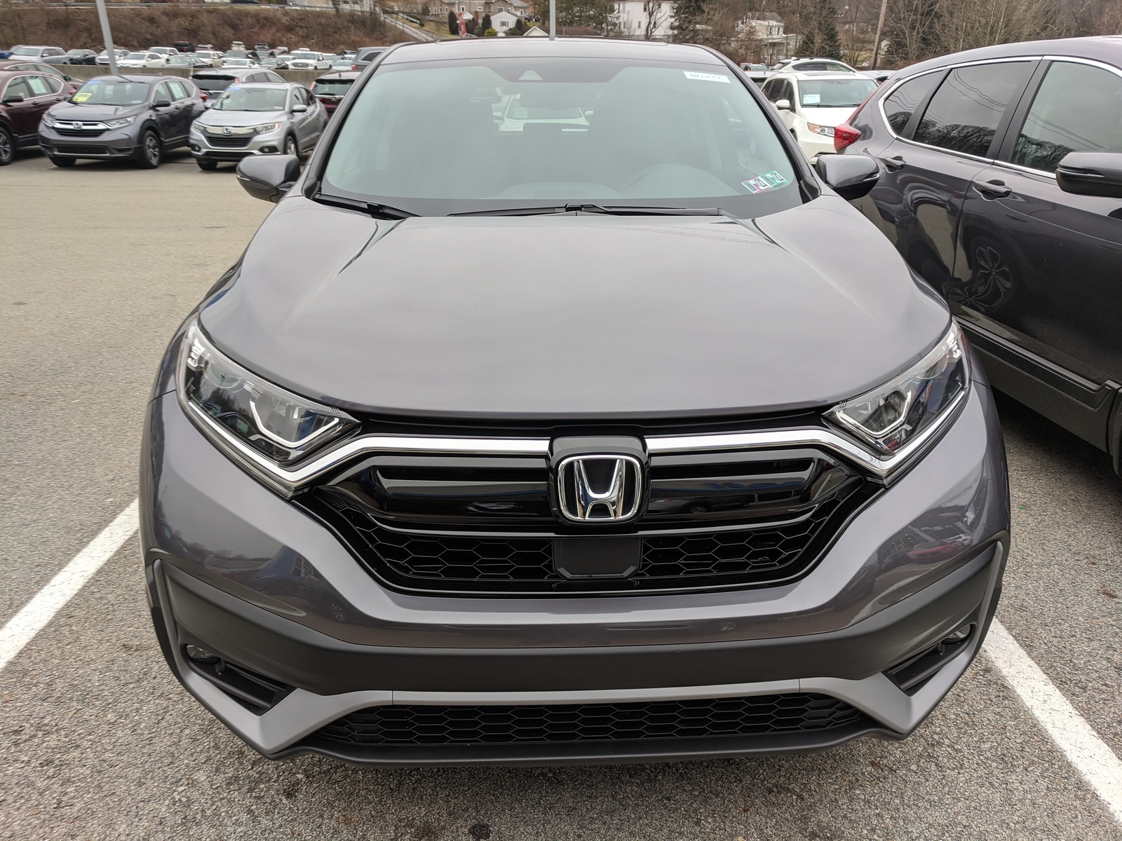 New 2020 Honda CR-V EX-L in Modern Steel Metallic | Greensburg | #H07962