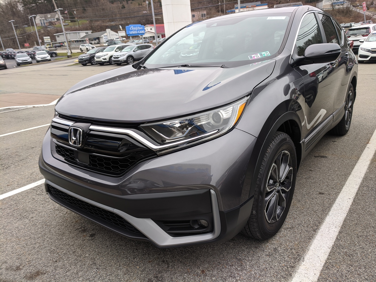 New 2020 Honda Cr V Ex L In Modern Steel Metallic Greensburg H08094