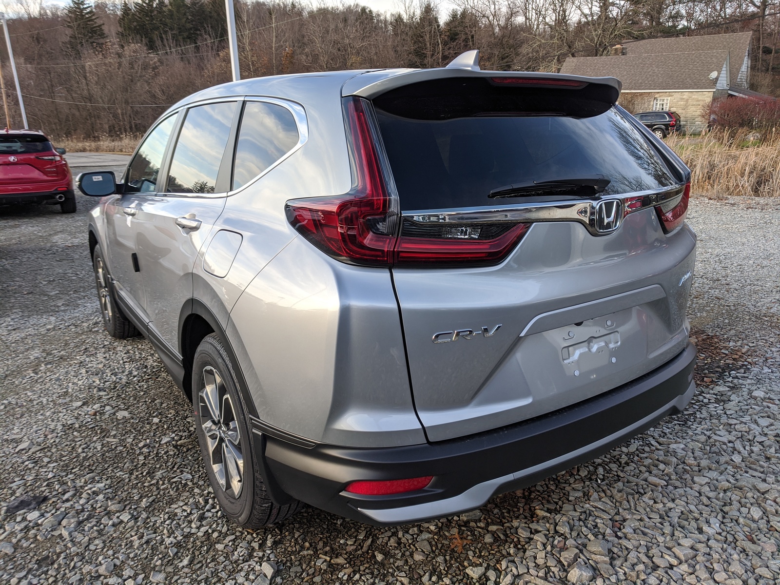 New 2020 Honda CRV EXL in Lunar Silver Metallic Greensburg H08045