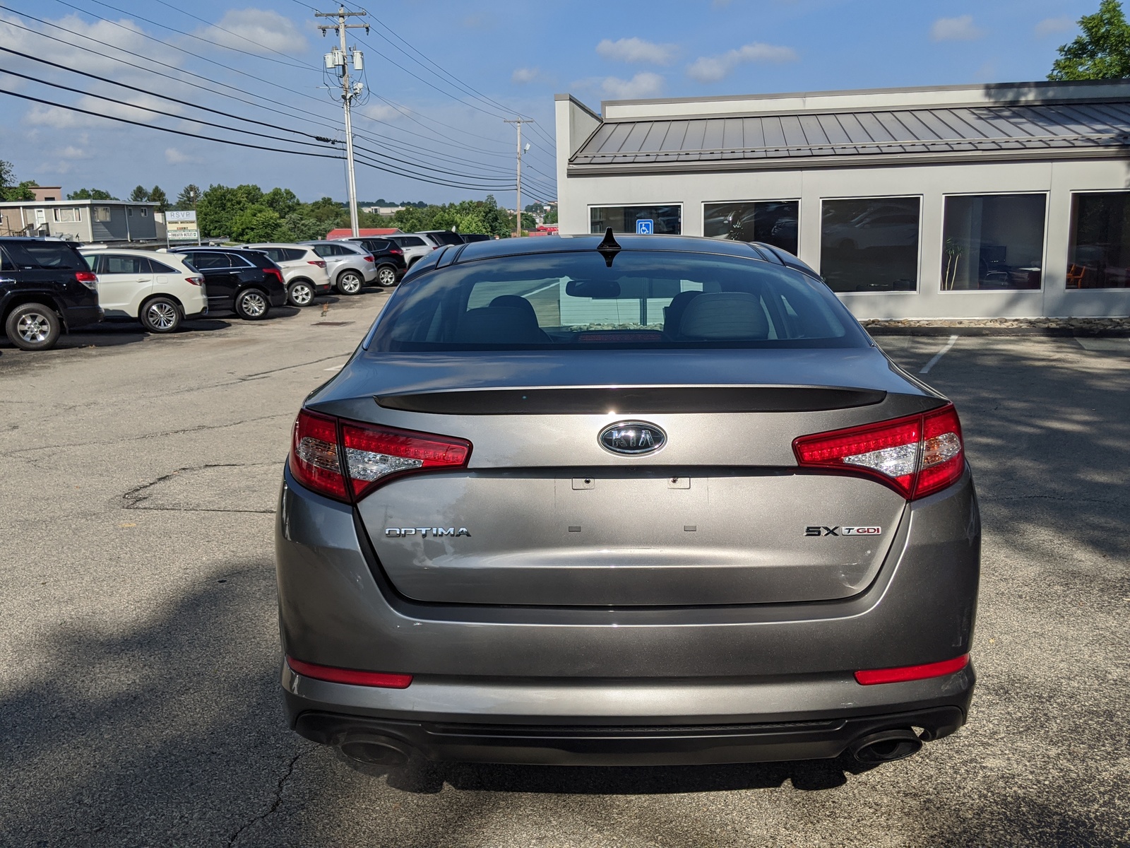 Pre-Owned 2012 Kia Optima SX in Titanium Metallic | Greensburg | #A81913X