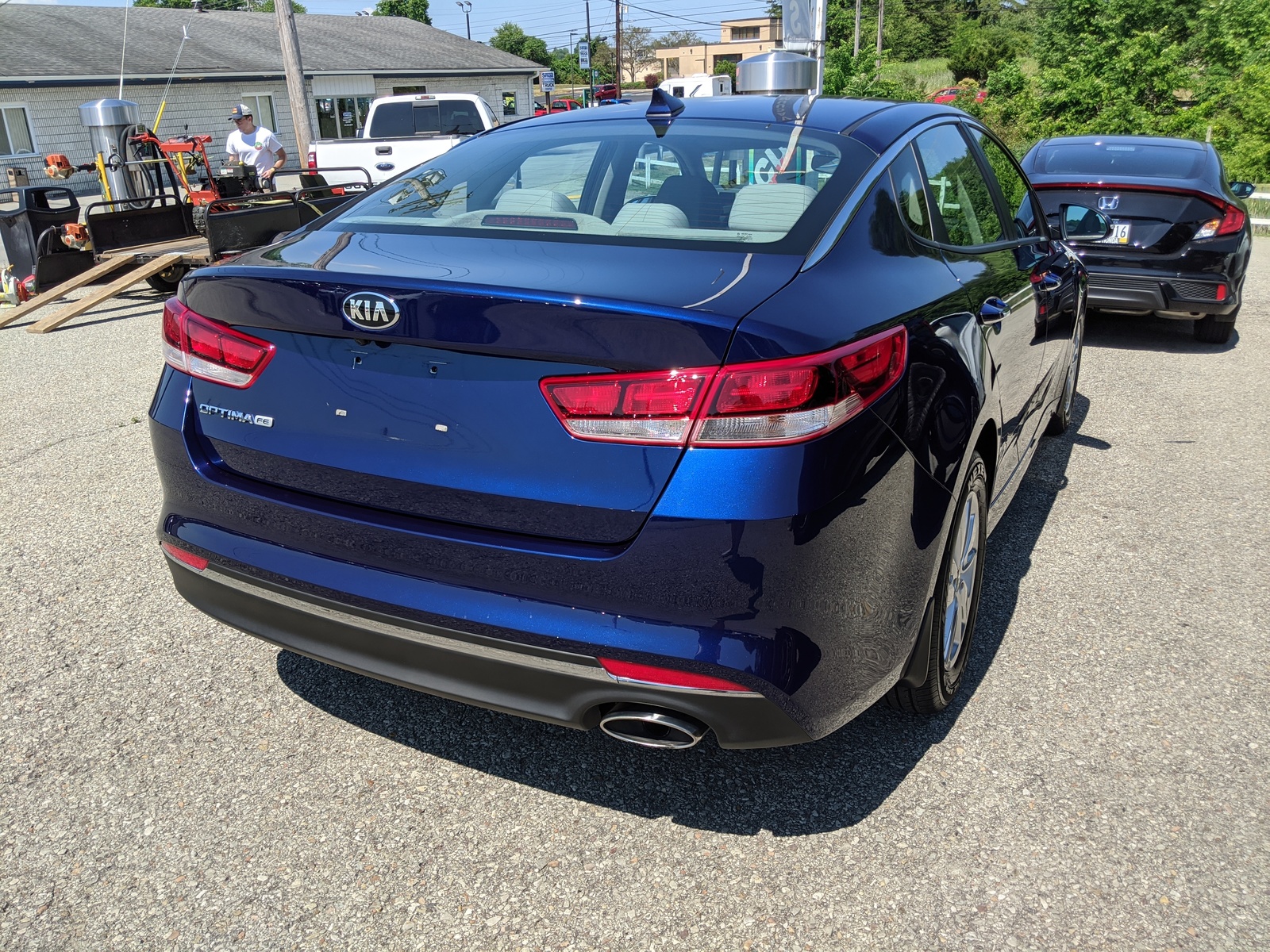 Pre Owned 2017 Kia Optima Lx In Horizon Blue Greensburg K81609a