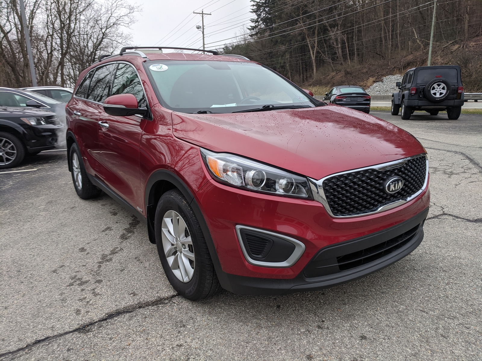 Kia sorento red