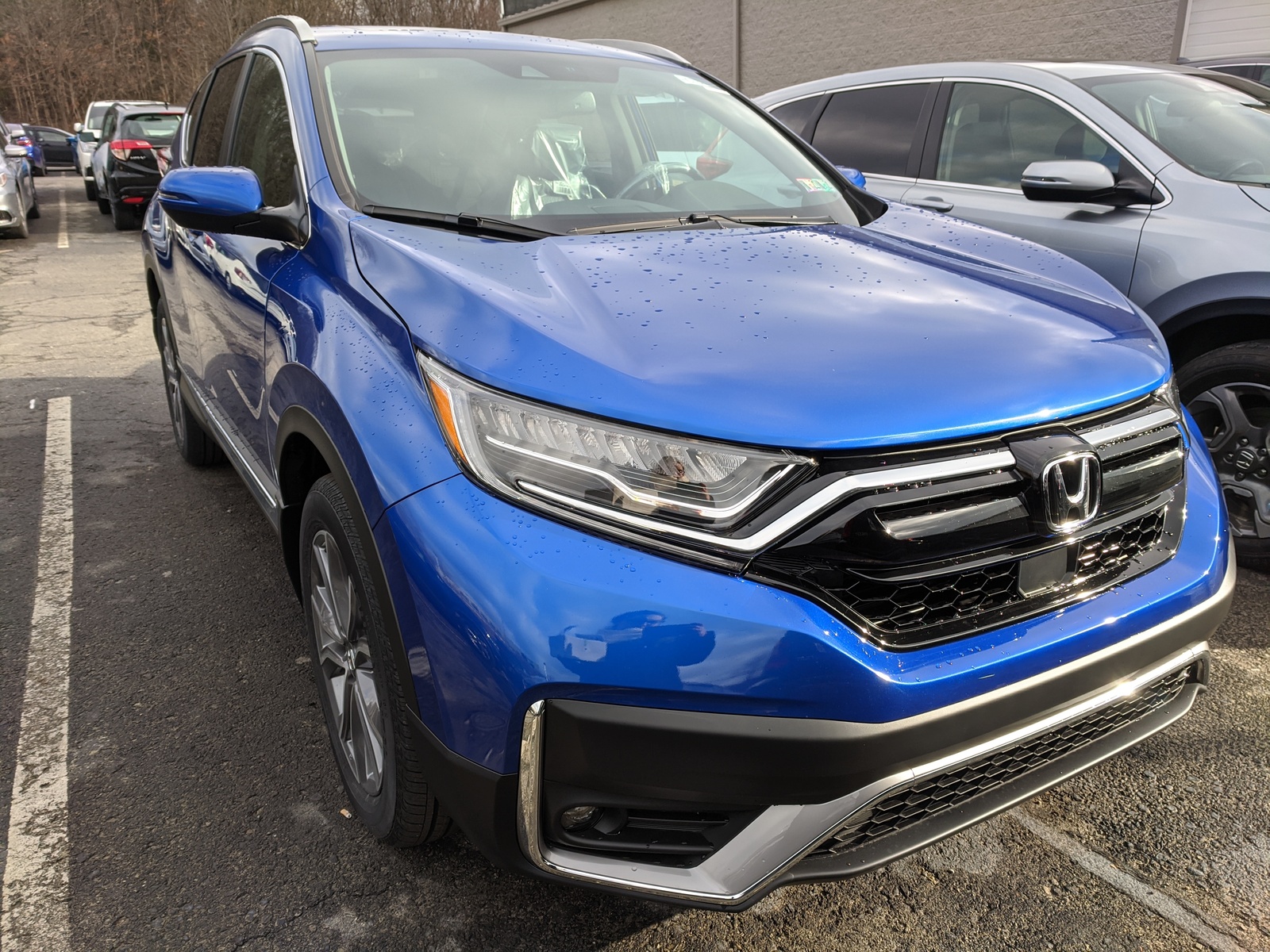 New 2020 Honda Cr V Touring In Aegean Blue Metallic Greensburg H08053