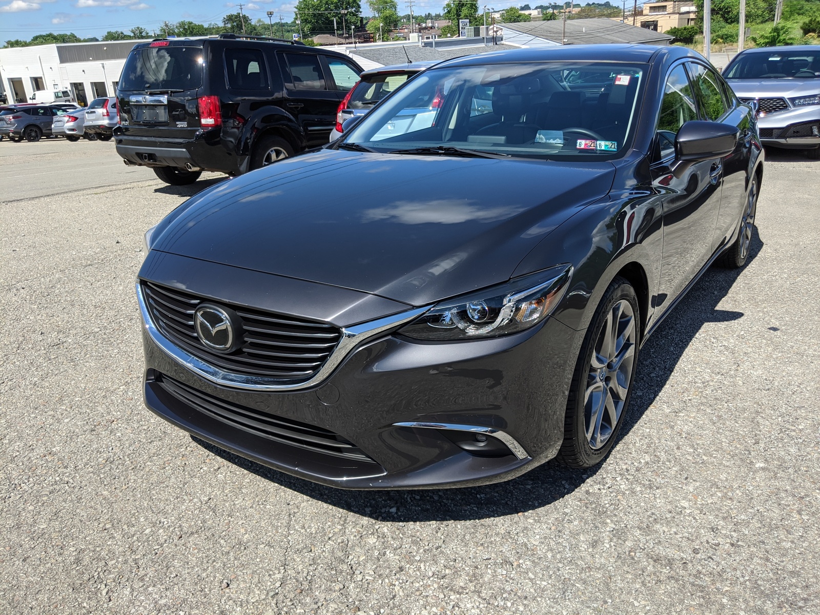 PreOwned 2017 Mazda Mazda6 Grand Touring in MACHINE GRAY